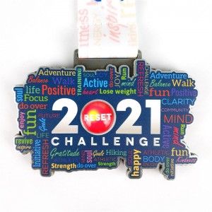 Висококачествен персонализиран дизайнерски метален медал награди златен медал