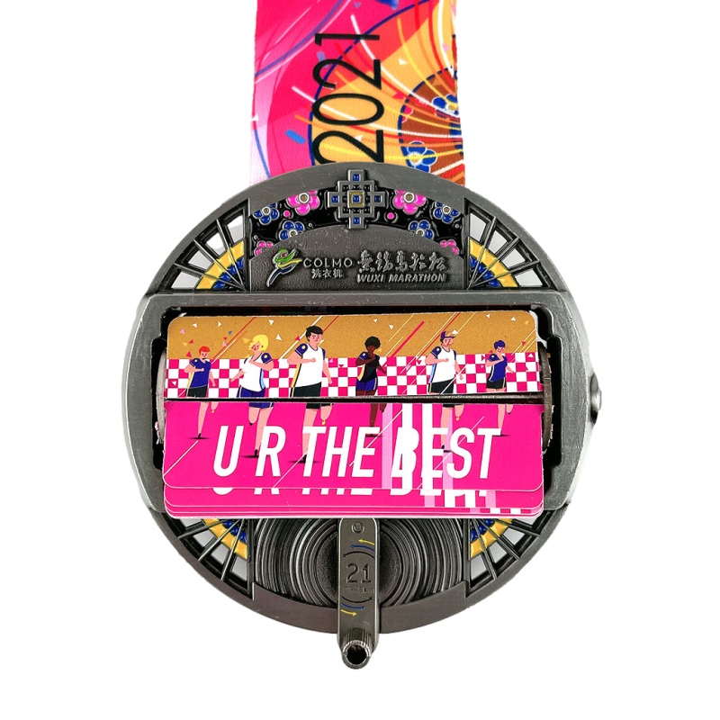 Антични медали Rebin Design Custom Enemel Medal Medal Plate PVD